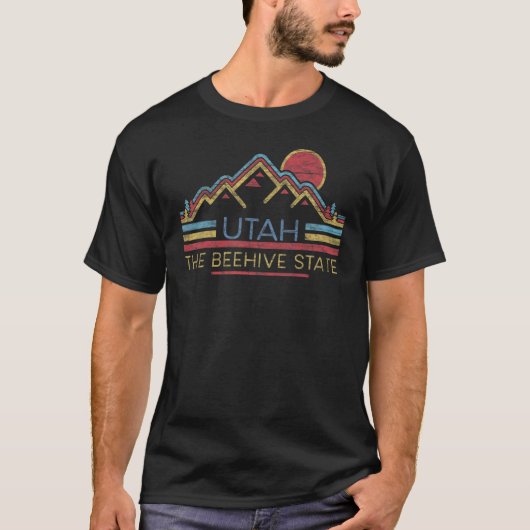 Utah Beehive State National Parks Mighty 5 Bryce M Tシャツ (正面)