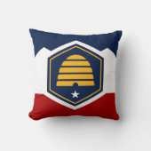 Utah Flag on MoJo Pillow クッション (正面)