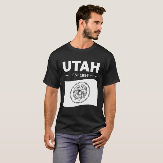 Utah flag tシャツ (正面フル)