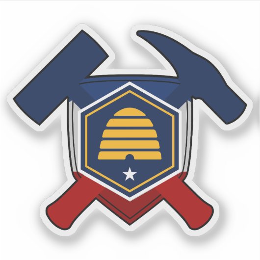 Utah Geologist Vinyl シール (正面)