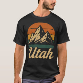 Utah Mountains USA State Tシャツ