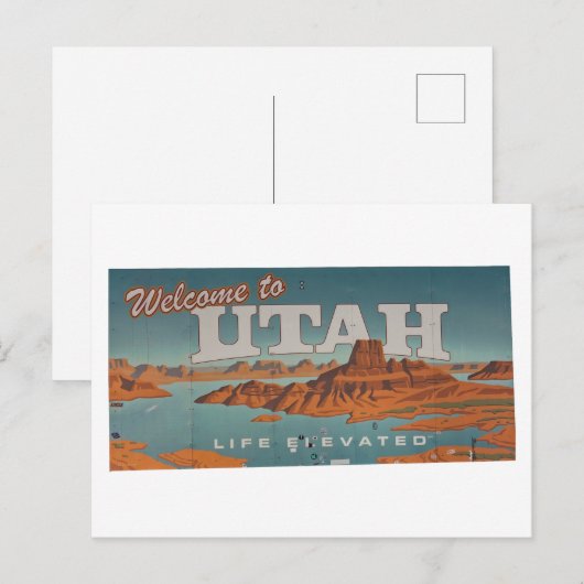 Utah Notebookへようこそ ポストカード (正面/裏面)