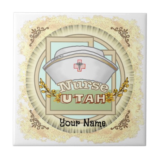 Utah Nurse タイル (正面)