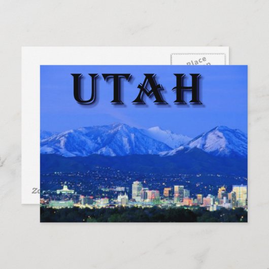 Utah Post Card ポストカード (正面/裏面)
