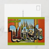 Utah Retro Postcard ポストカード (正面/裏面)