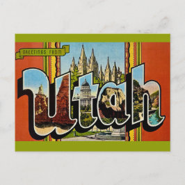Utah Retro Postcard ポストカード