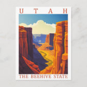 Utah the Beehive State USA Travel Place ポストカード (正面)