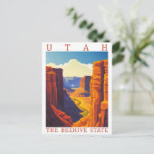 Utah the Beehive State USA Travel Place ポストカード (スタンド正面)