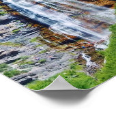 Utah Waterfall #1a-ポスター（サイズを選択） ポスター (角)