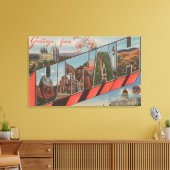 UtahLarge Letter ScenesUtah キャンバスプリント (インサイチュ (リビング))