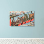 UtahLarge Letter ScenesUtah キャンバスプリント (インサイチュ (ウッドフロア))