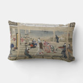 Utamaroの日本のな芸術の装飾用クッション ランバークッション (裏面)