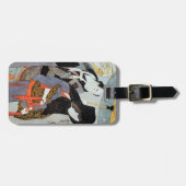 Utamaro: 恋人1797年 ラゲッジタグ (正面横)