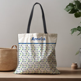 Ute сBlueberry水色のパターン名 トートバッグ