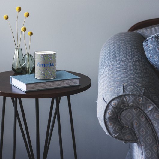 Ute Blueberryс水の色パターン名gray コーヒーマグカップ