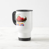 ute Sleeping Strawberry – Travel/Commuter Mug トラベルマグ (正面左)