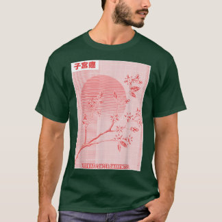 Uterine Cancer Awareness Sakura Cherry Blossom  Tシャツ