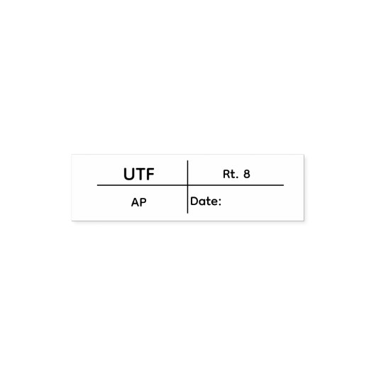 UTFスタンプ セルフインキングスタンプ (デザイン)