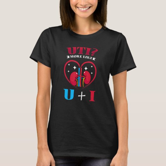 UtiよりUプラスI腎臓 Tシャツ (正面)