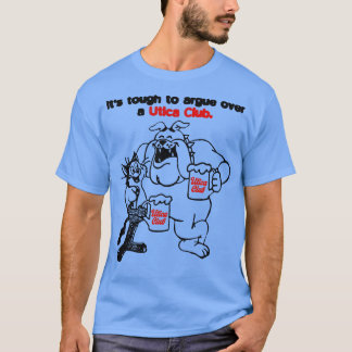 UticaクラブビールレトロDefunct Brの上で議論できない Tシャツ