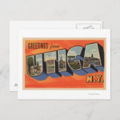 Utica, New YorkLarge Letter ScenesUtica, NY ポストカード (正面/裏面)