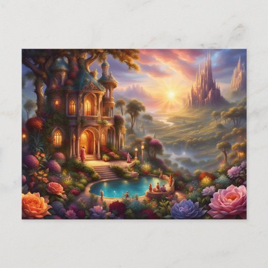 Utopische Welten zum träumen Kalenderbatt Nov.2024 案内ポストカード (正面)