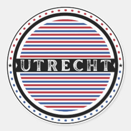 Utrecht City Pride Emblem – Dutch Identity ラウンドシール