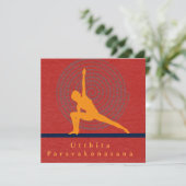 Utthita Parsvakonasana Art Card シーズンカード (スタンド正面)