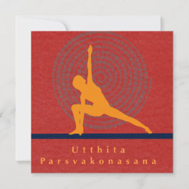 Utthita Parsvakonasana Art Card シーズンカード