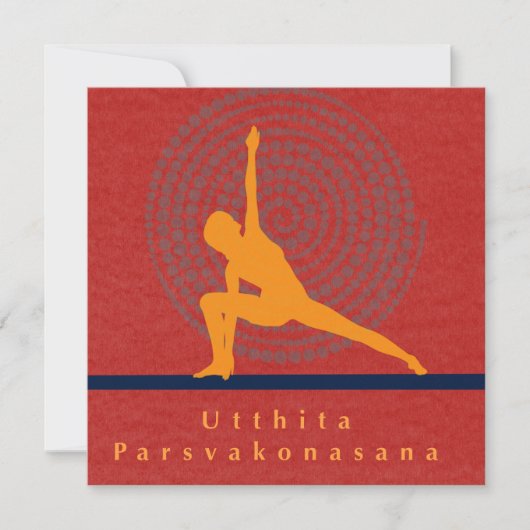 Utthita Parsvakonasana Art Card シーズンカード (正面)