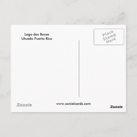 utuadosbocas2009 (12)、Lago dos Bocas、Utuado... ポストカード (裏面)