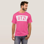Utz Utz ハードコアテクノフェスティバル レイブ Utz Tシャツ (正面フル)