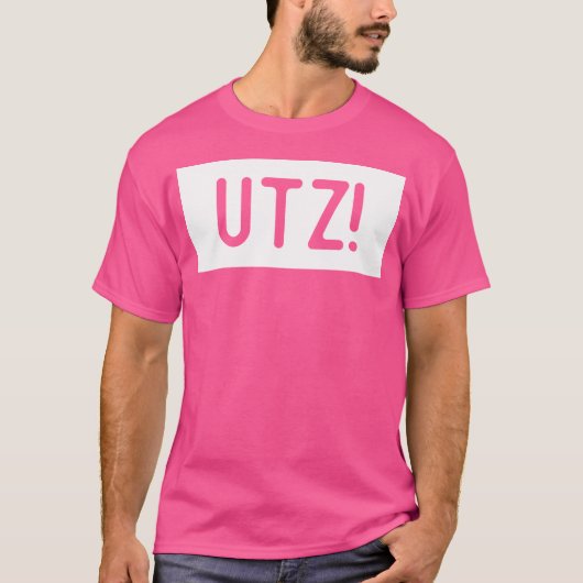 Utz Utz ハードコアテクノフェスティバル レイブ Utz Tシャツ (正面)