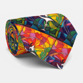 UUの虹のUniversalist燃えるような聖餐杯のユニテリアン ネクタイ (ロール)