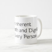 UU原則のマグ コーヒーマグカップ (正面右)