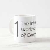 UU原則のマグ コーヒーマグカップ (正面左)