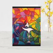 Uu ChaliceグリーティングカードUnitarian Universsalist カード (黄色い花)