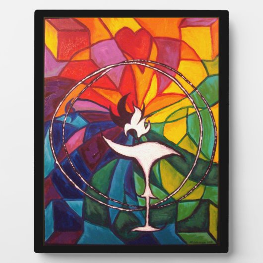 UU Chalice写真プリントユニタリアン フォトプラーク (正面)