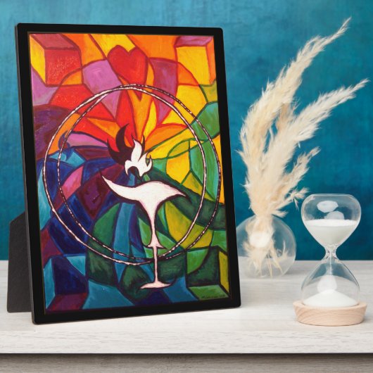 UU Chalice写真プリントユニタリアン フォトプラーク (側面)