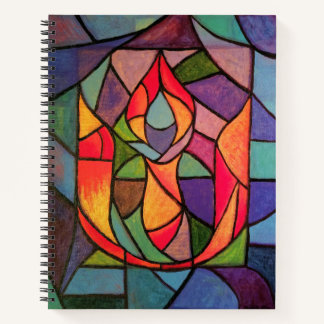 UU Flaming Chalice Art Notebook Unitarious ノートブック