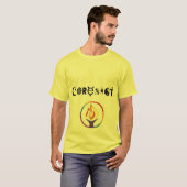 UUCFロゴとCORESISTの白Tシャツ Tシャツ (正面フル)