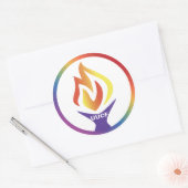 UUCF Sticker ラウンドシール (封筒)