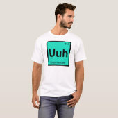 Uuh - ウヌンヘキシウム 化学元素周期表 tシャツ (正面フル)