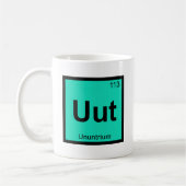 Uut - ウンウントリウム 化学元素周期表 コーヒーマグカップ (左)