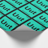 Uut - Ununtrium Chemistry周期表要素 ラッピングペーパー (角)