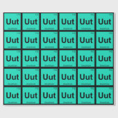 Uut - Ununtrium Chemistry周期表要素 ラッピングペーパー (フラット)
