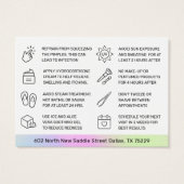 UVグロスレインボーアイブロスレッドアフターケア (裏面)