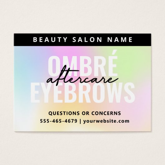 UVグロスレインボーグラデーションパウダーブローズアフターケア (正面)