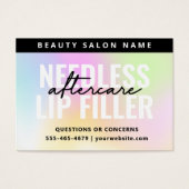 UVグロスレインボーニードルリップフィラ気にカード (正面)