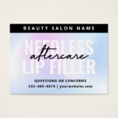 UV光沢ホログラフィック針唇フィラ気にーカード (正面)